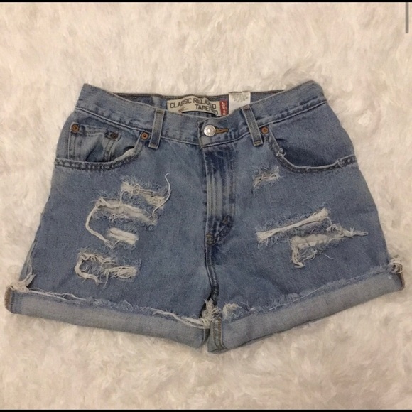 Levi's Pants - Levi’s Classic Relaxed 550 Distressed Shorts